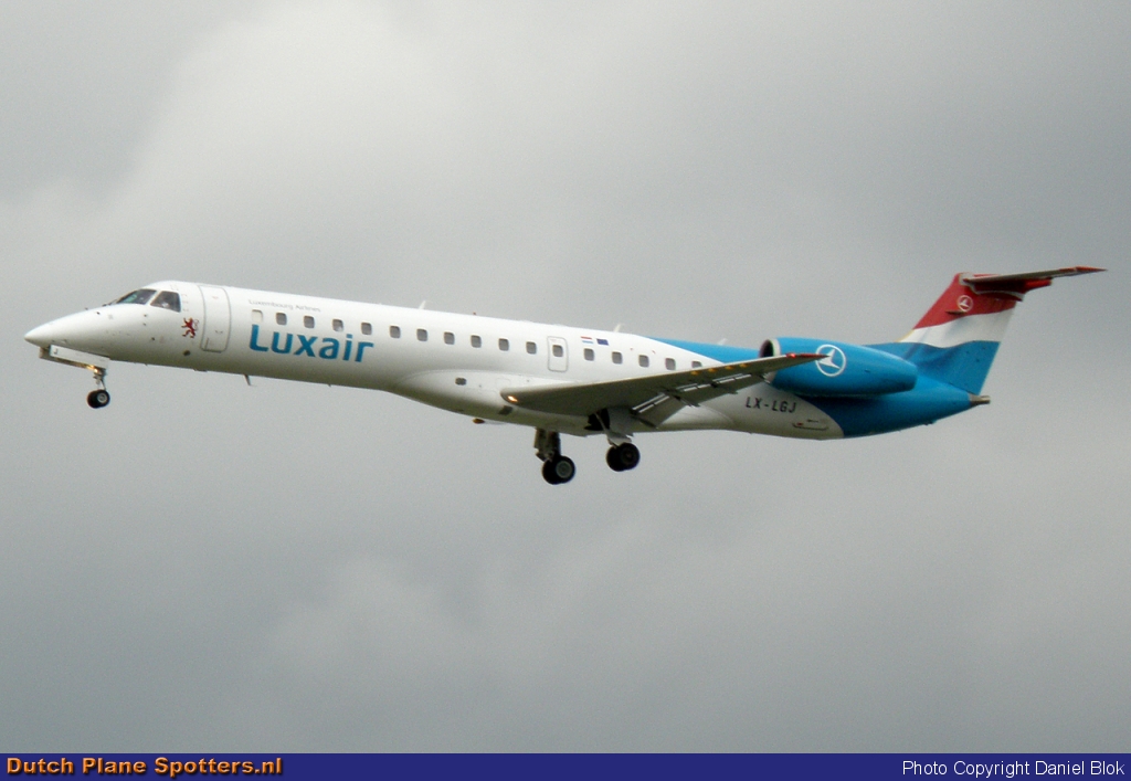 LX-LGJ Embraer 145 Luxair - Luxembourg Airlines by Daniel Blok
