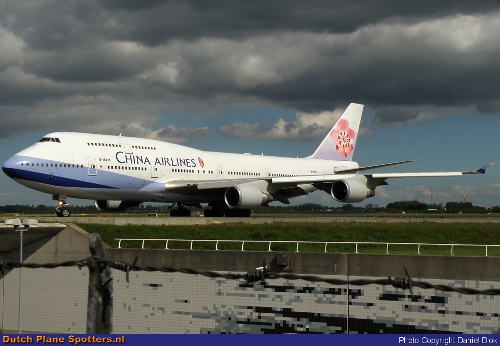 B-18215 Boeing 747-400 China Airlines by Daniel Blok