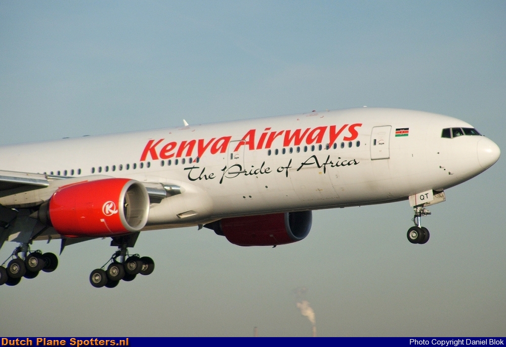 5Y-KQT Boeing 777-200 Kenya Airways by Daniel Blok