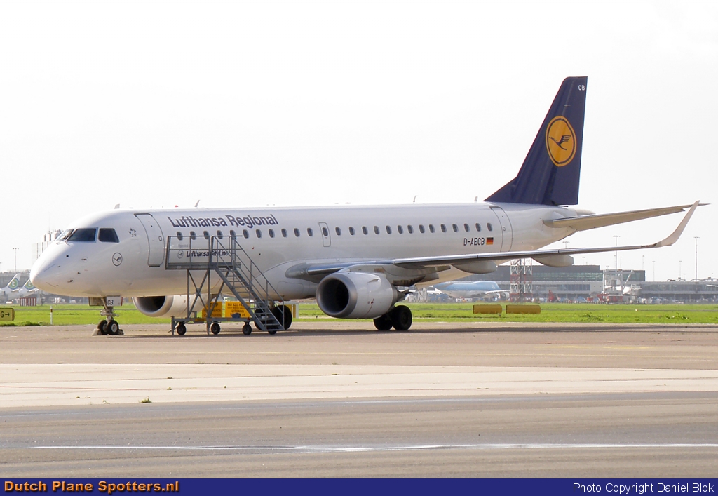 D-AECB Embraer 190 CityLine (Lufthansa Regional) by Daniel Blok