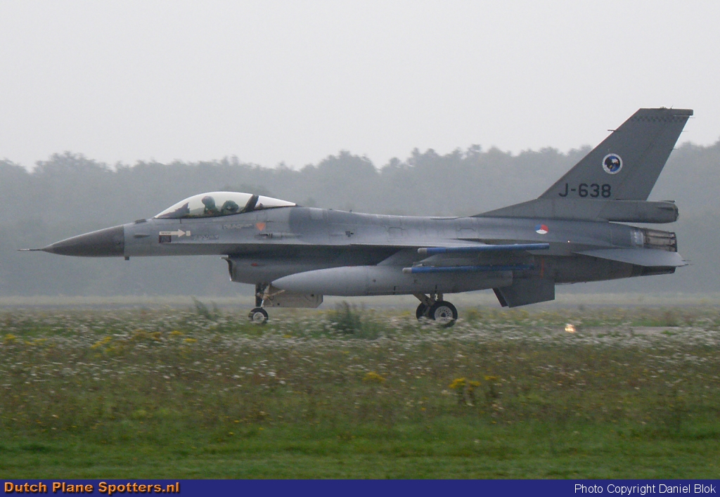 J-638 General Dynamics F-16 Fighting Falcon MIL - Dutch Royal Air Force by Daniel Blok