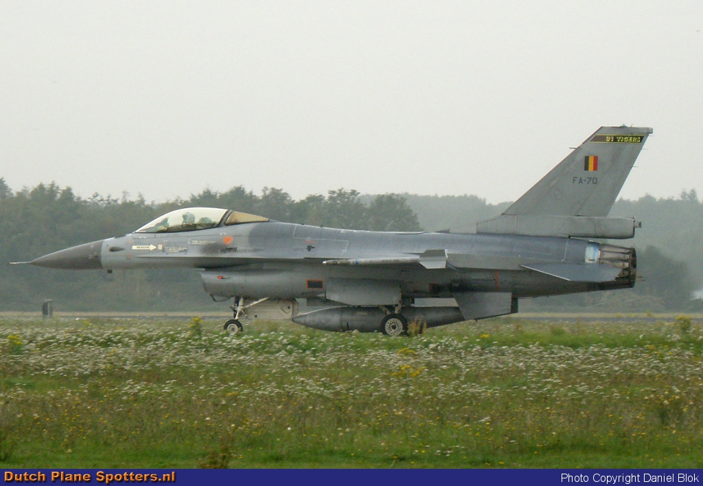 FA-70 General Dynamics F-16 Fighting Falcon MIL - Belgium Air Force by Daniel Blok
