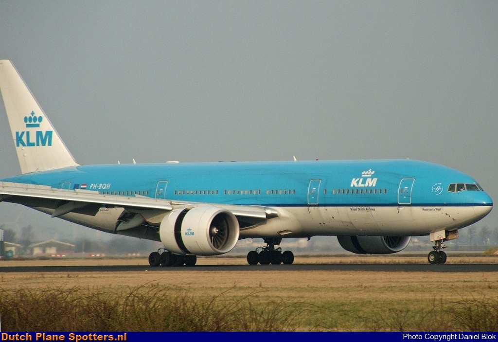 PH-BQH Boeing 777-200 KLM Royal Dutch Airlines by Daniel Blok