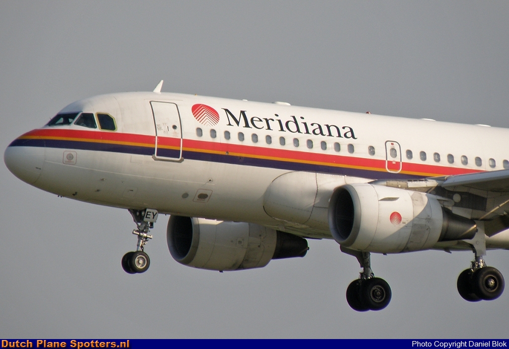 EI-DEY Airbus A319 Meridiana by Daniel Blok
