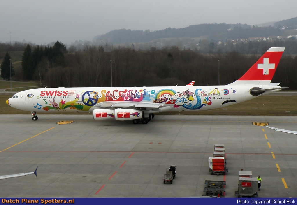 HB-JMJ Airbus A340-300 Swiss International Air Lines by Daniel Blok