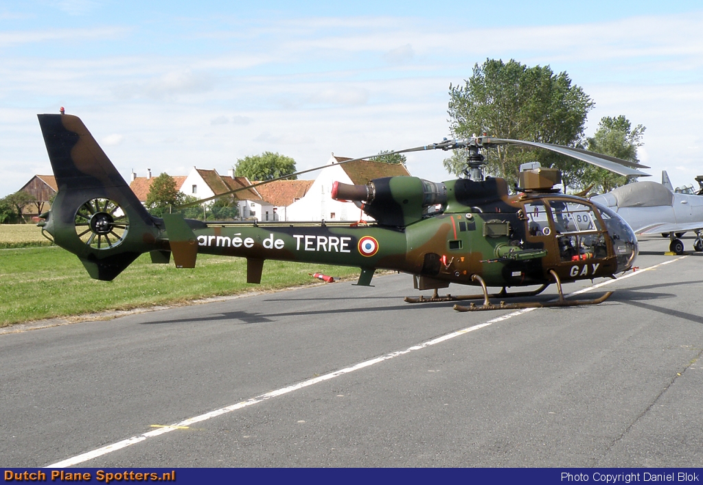 4019 Aerospatiale SA342 Gazelle MIL - French Army by Daniel Blok