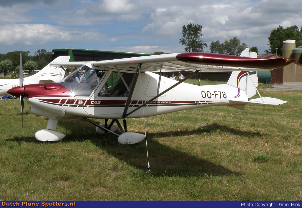 OO-F78 Ikarus C42 Royal West Aviation Club by Daniel Blok