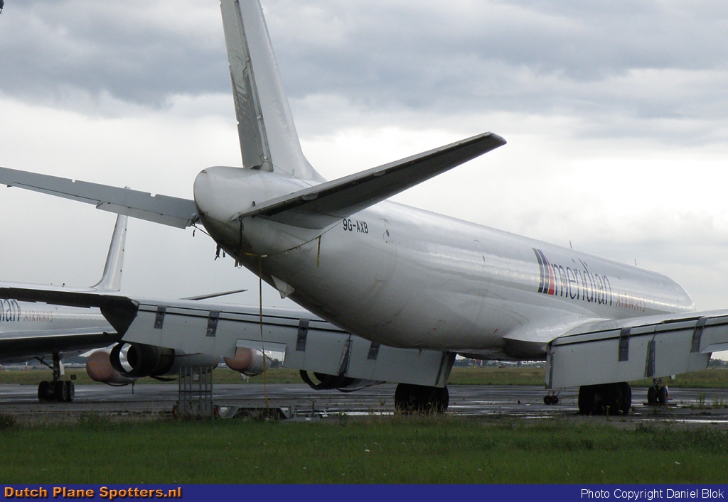 9G-AXB Douglas DC8-63 Meridian Airways by Daniel Blok