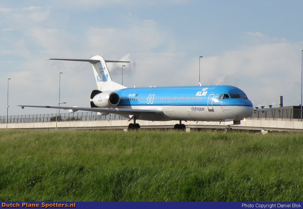 PH-OFN Fokker 100 KLM Cityhopper by Daniel Blok
