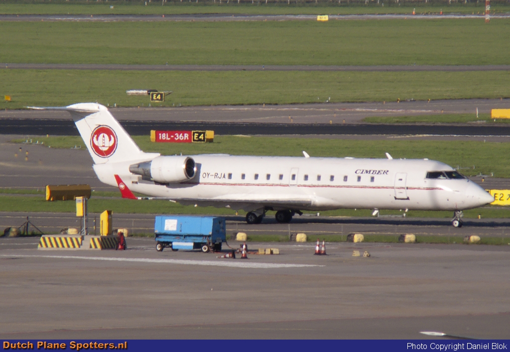 OY-RJA Bombardier Canadair CRJ100 Cimber Air by Daniel Blok