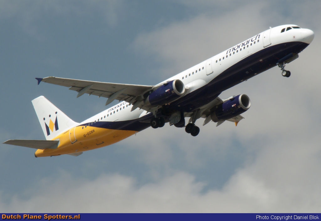 G-OZBR Airbus A321 Monarch Airlines by Daniel Blok