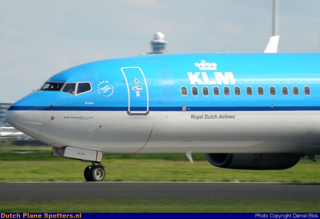 PH-BXD Boeing 737-800 KLM Royal Dutch Airlines by Daniel Blok