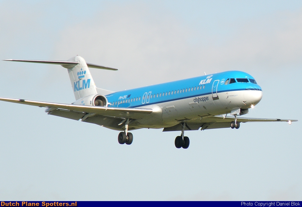 PH-OFL Fokker 100 KLM Cityhopper by Daniel Blok