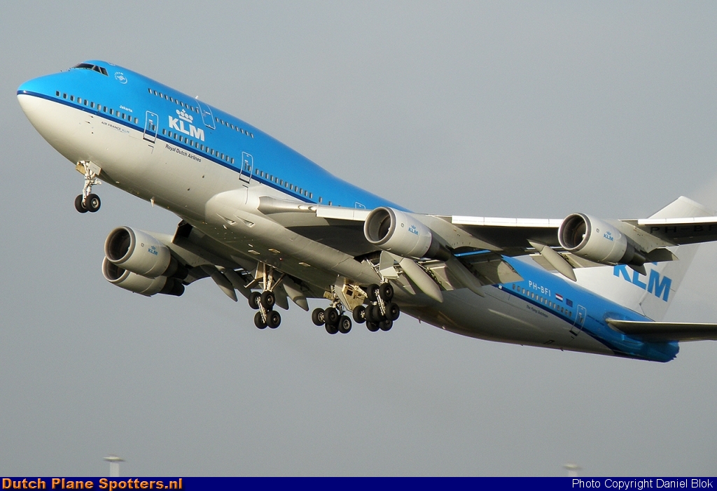 PH-BFI Boeing 747-400 KLM Royal Dutch Airlines by Daniel Blok