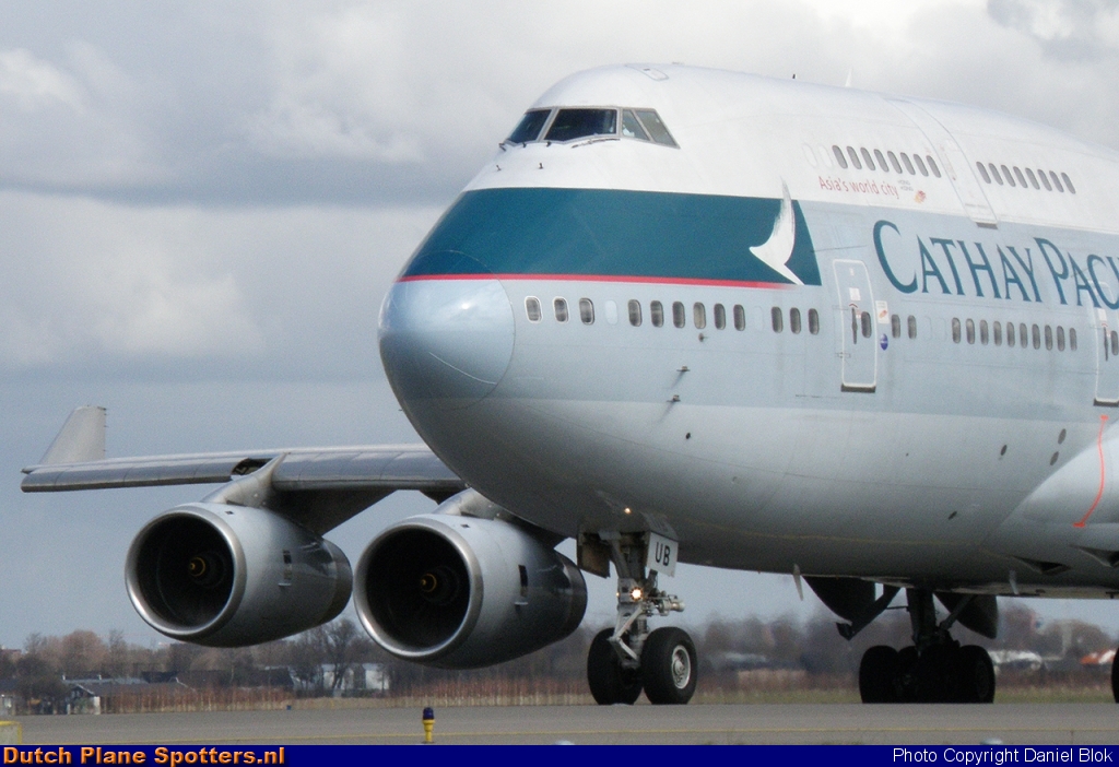 B-HUB Boeing 747-400 Cathay Pacific by Daniel Blok