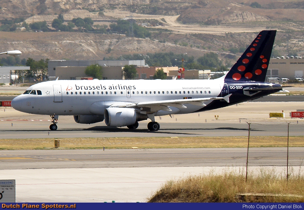 OO-SSD Airbus A319 Brussels Airlines by Daniel Blok
