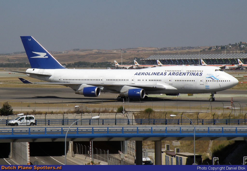 LV-ALJ Boeing 747-400 Aerolineas Argentinas by Daniel Blok