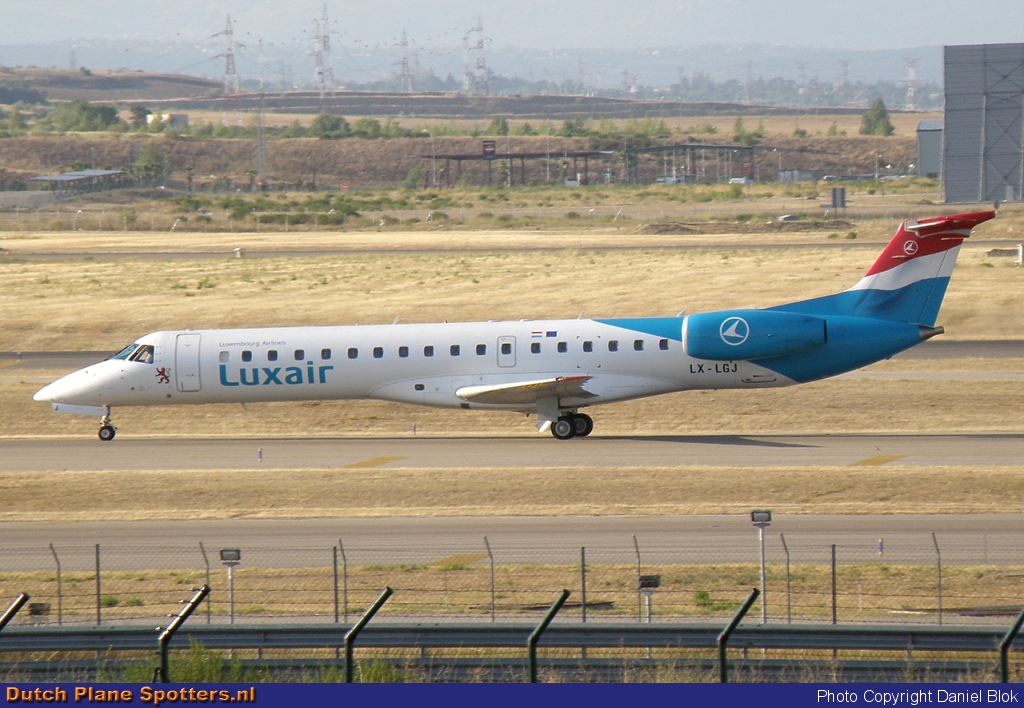 LX-LGJ Embraer 145 Luxair - Luxembourg Airlines by Daniel Blok
