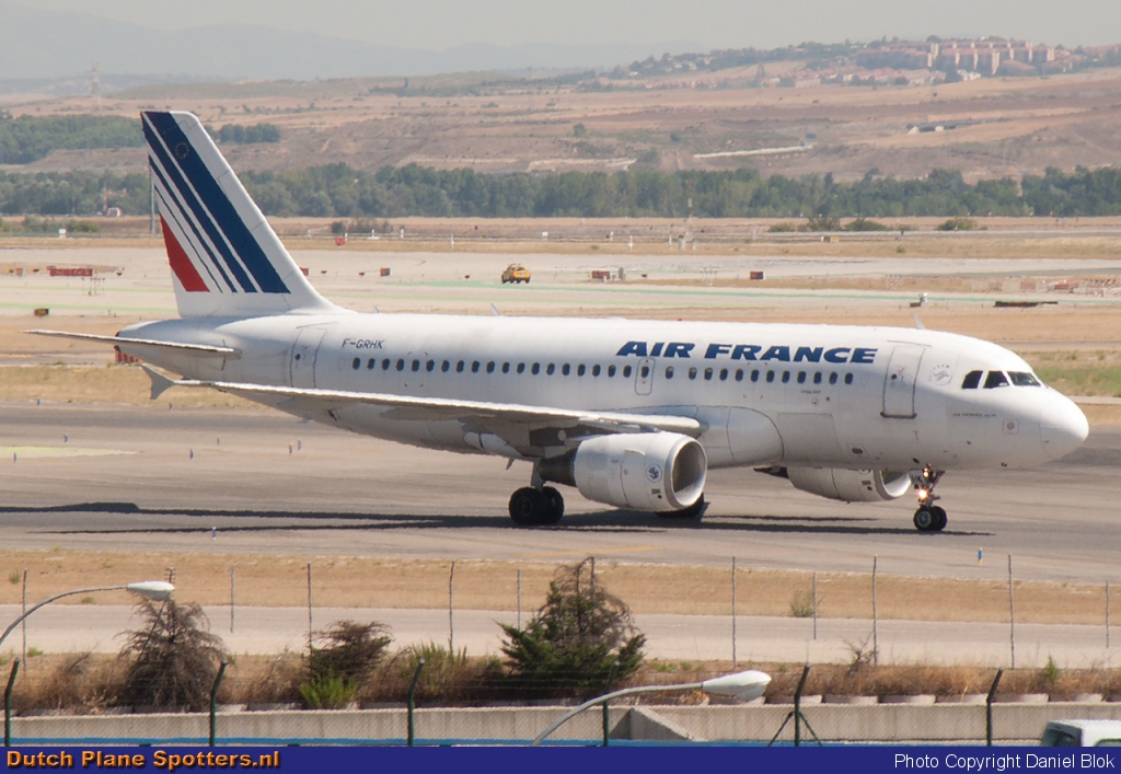F-GRHK Airbus A319 Air France by Daniel Blok