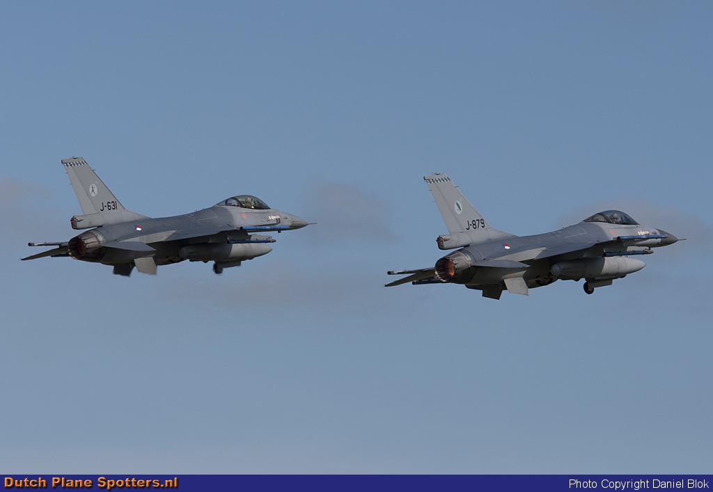 J-631 General Dynamics F-16 Fighting Falcon MIL - Dutch Royal Air Force by Daniel Blok