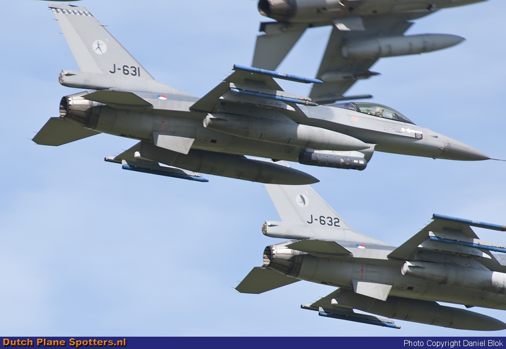 J-631 General Dynamics F-16 Fighting Falcon MIL - Dutch Royal Air Force by Daniel Blok