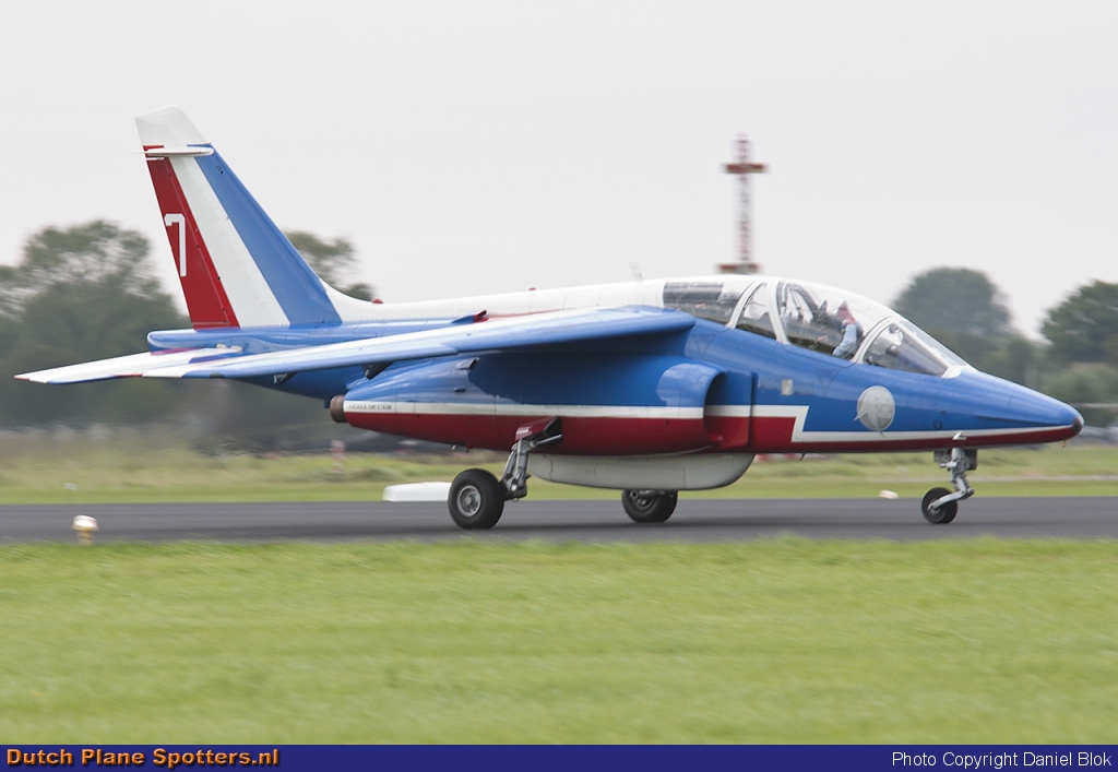 F-TERX Dassault-Dornier Alpha Jet MIL - French Air Force (Patrouille de France) by Daniel Blok