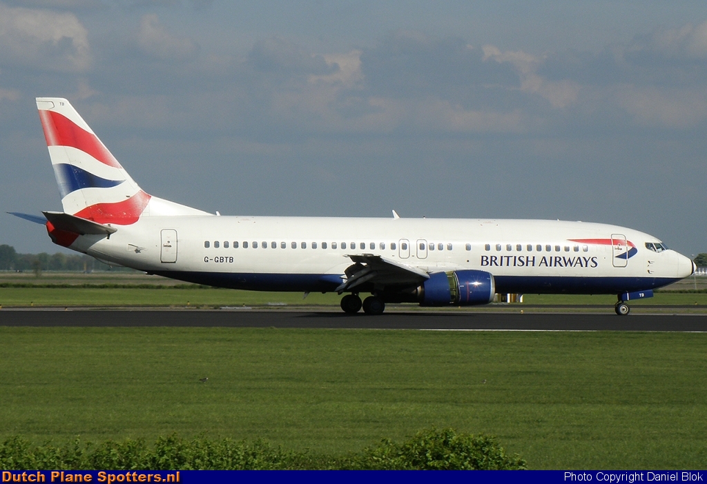 G-GBTB Boeing 737-400 British Airways by Daniel Blok