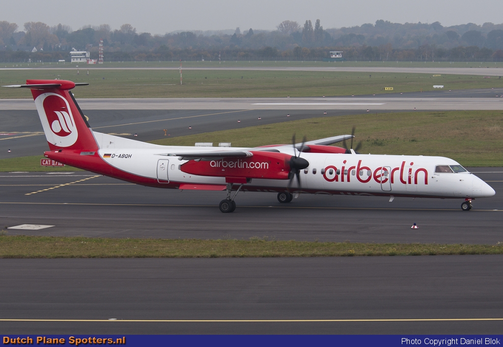D-ABQH Bombardier Dash 8-Q400 LGW - Luftfahrtgesellschaft - Walter (Air Berlin) by Daniel Blok