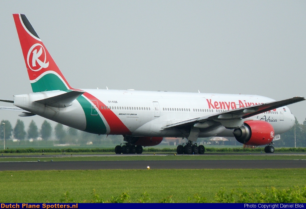 5Y-KQS Boeing 777-200 Kenya Airways by Daniel Blok