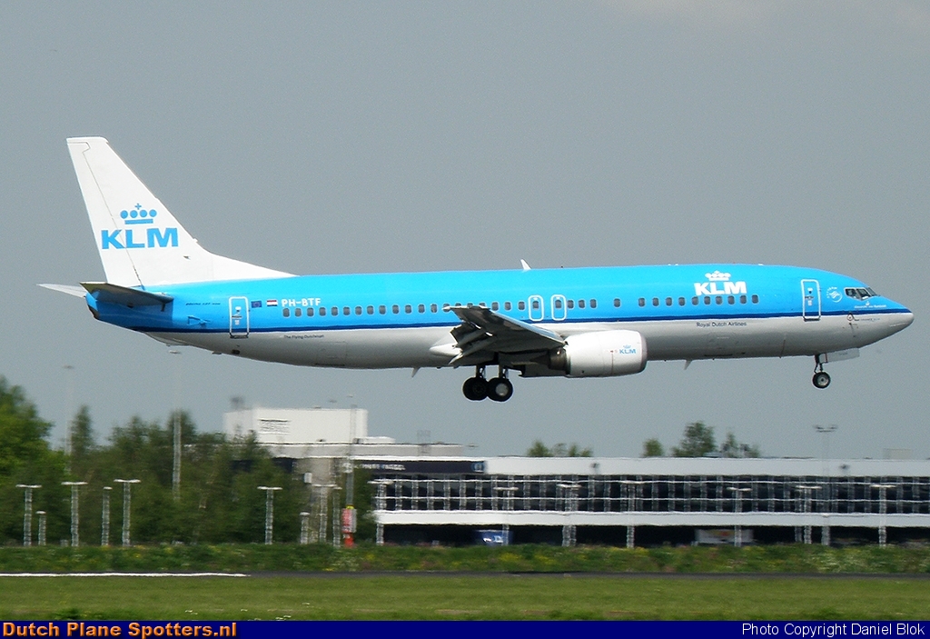 PH-BTF Boeing 737-400 KLM Royal Dutch Airlines by Daniel Blok