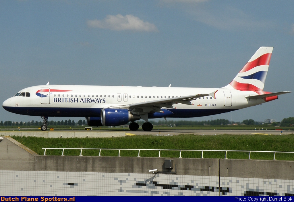 G-BUSJ Airbus A320 British Airways by Daniel Blok