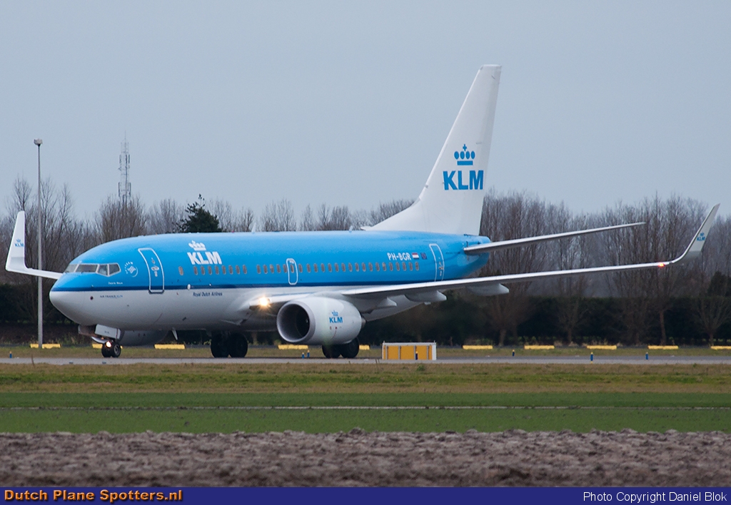 PH-BGR Boeing 737-700 KLM Royal Dutch Airlines by Daniel Blok