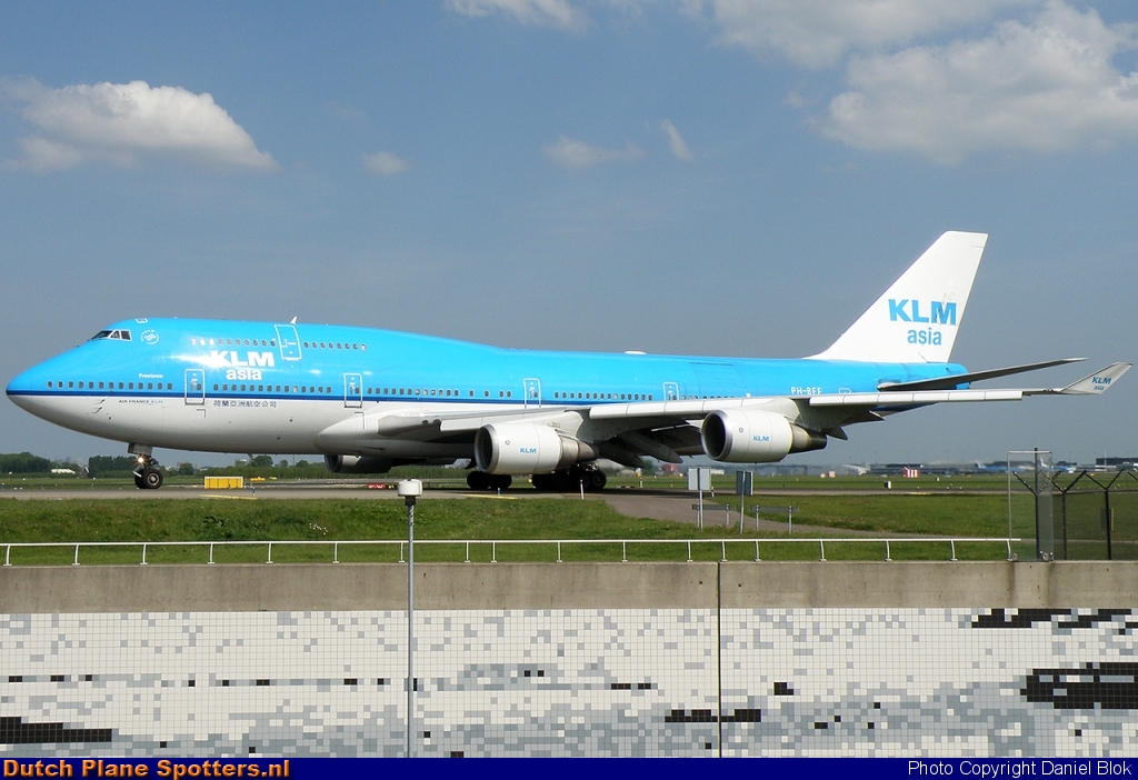PH-BFF Boeing 747-400 KLM Asia by Daniel Blok