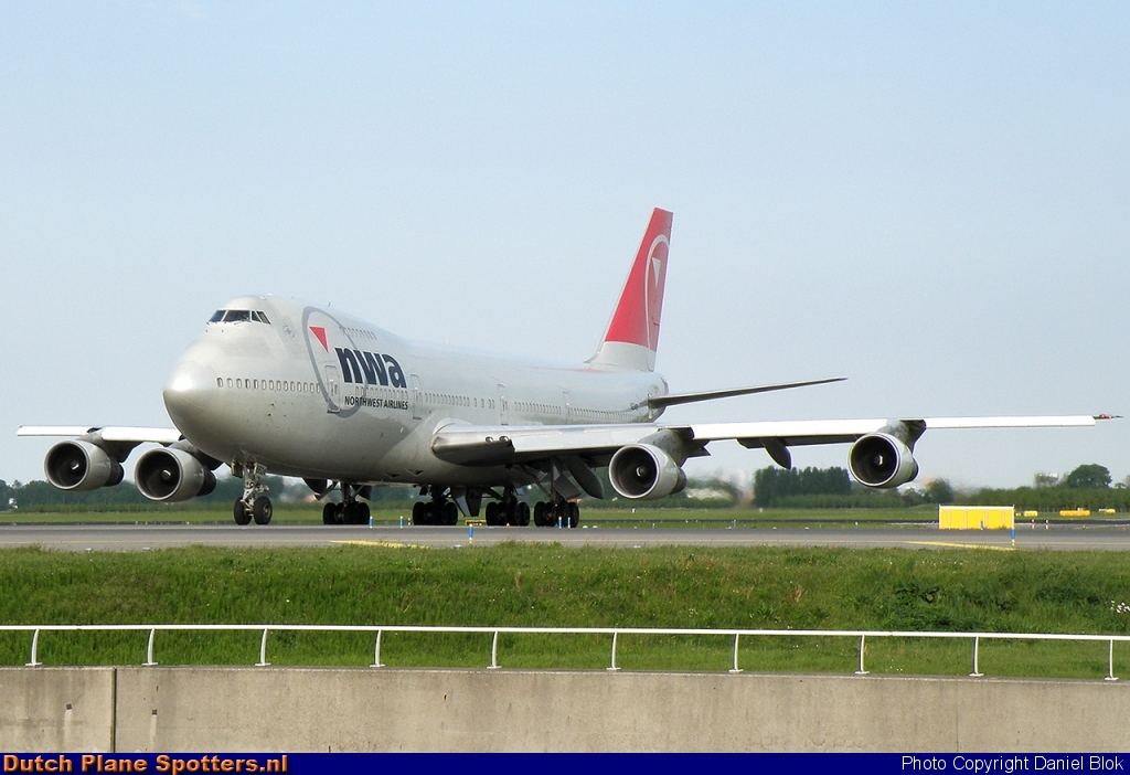 N624US Boeing 747-200 Northwest Airlines by Daniel Blok