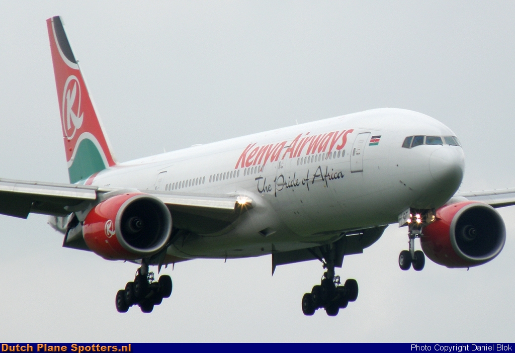 5Y-KQT Boeing 777-200 Kenya Airways by Daniel Blok