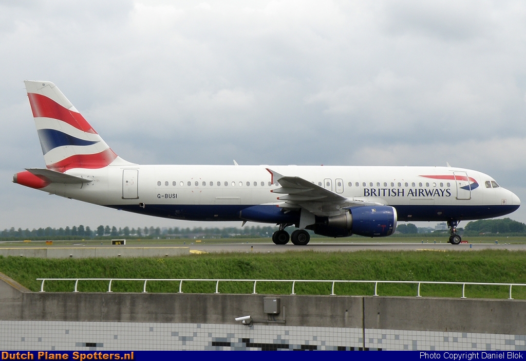 G-BUSI Airbus A320 British Airways by Daniel Blok