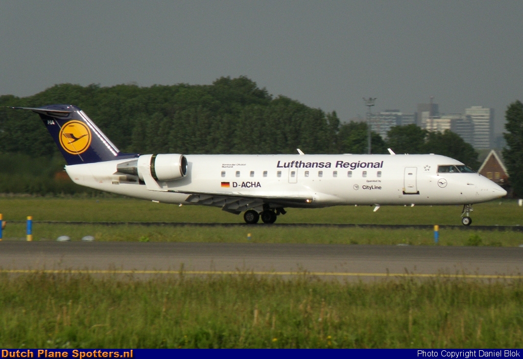 D-ACHA Bombardier Canadair CRJ200 CityLine (Lufthansa Regional) by Daniel Blok