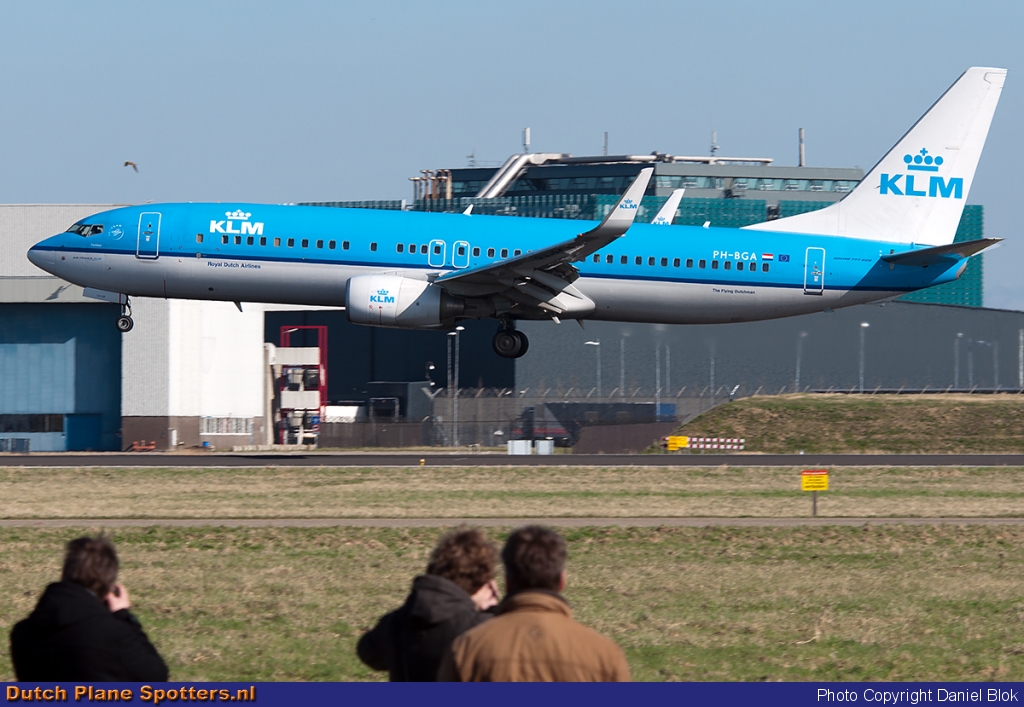 PH-BGA Boeing 737-800 KLM Royal Dutch Airlines by Daniel Blok