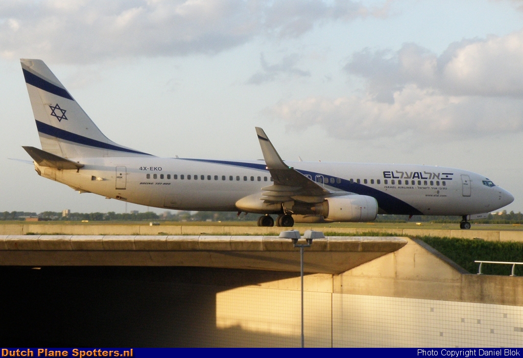 4X-EKO Boeing 737-800 El Al Israel Airlines by Daniel Blok