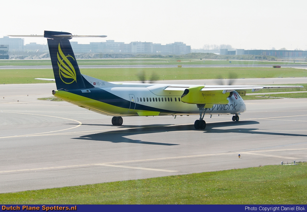 HB-JIK Bombardier Dash 8-Q400 Sky Work Airlines by Daniel Blok