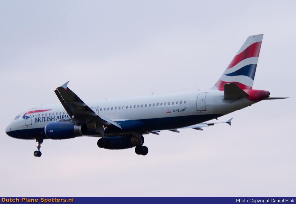 G-EUUF Airbus A320 British Airways by Daniel Blok