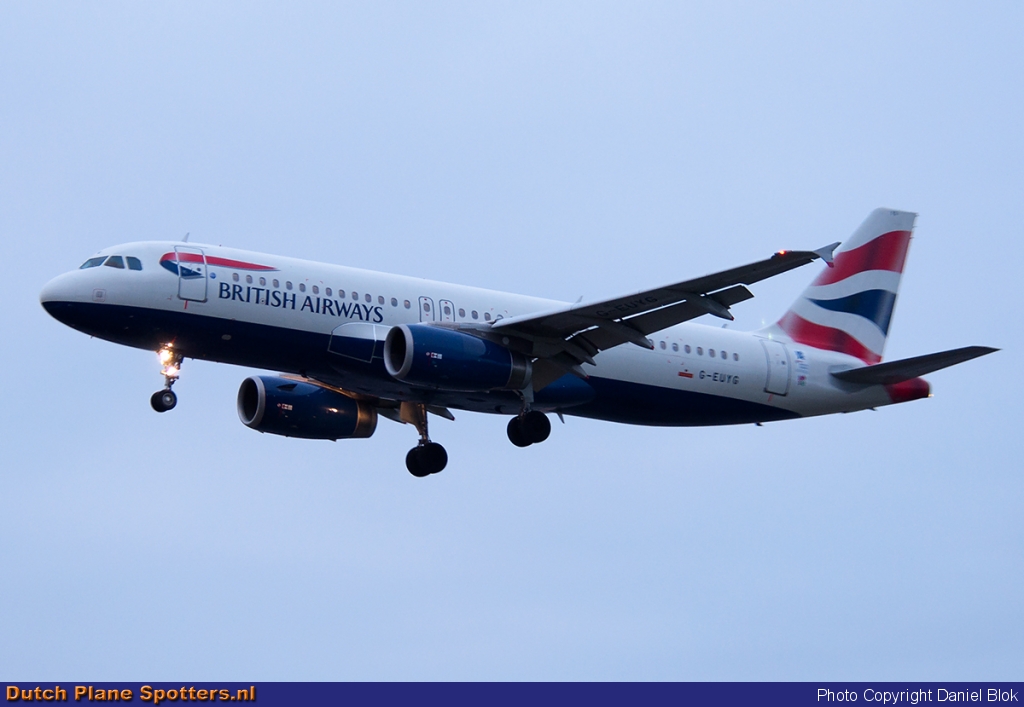 G-EUYG Airbus A320 British Airways by Daniel Blok