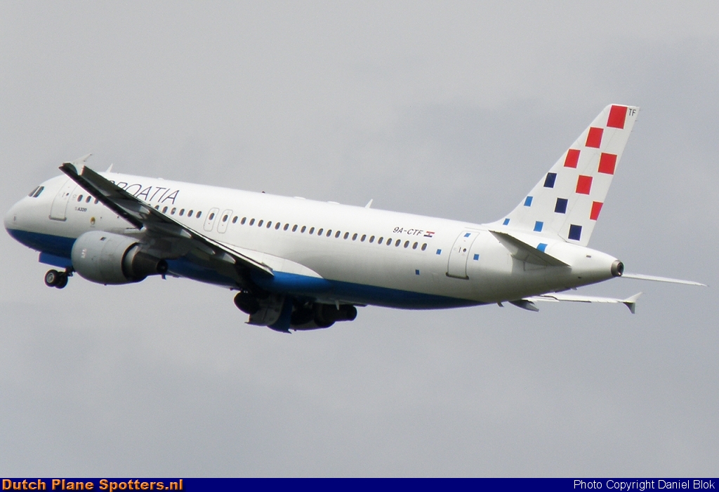 9A-CTF Airbus A320 Croatia Airlines by Daniel Blok