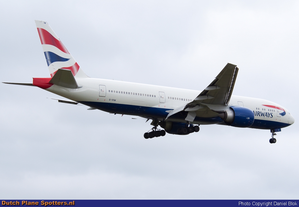 G-VIIW Boeing 777-200 British Airways by Daniel Blok