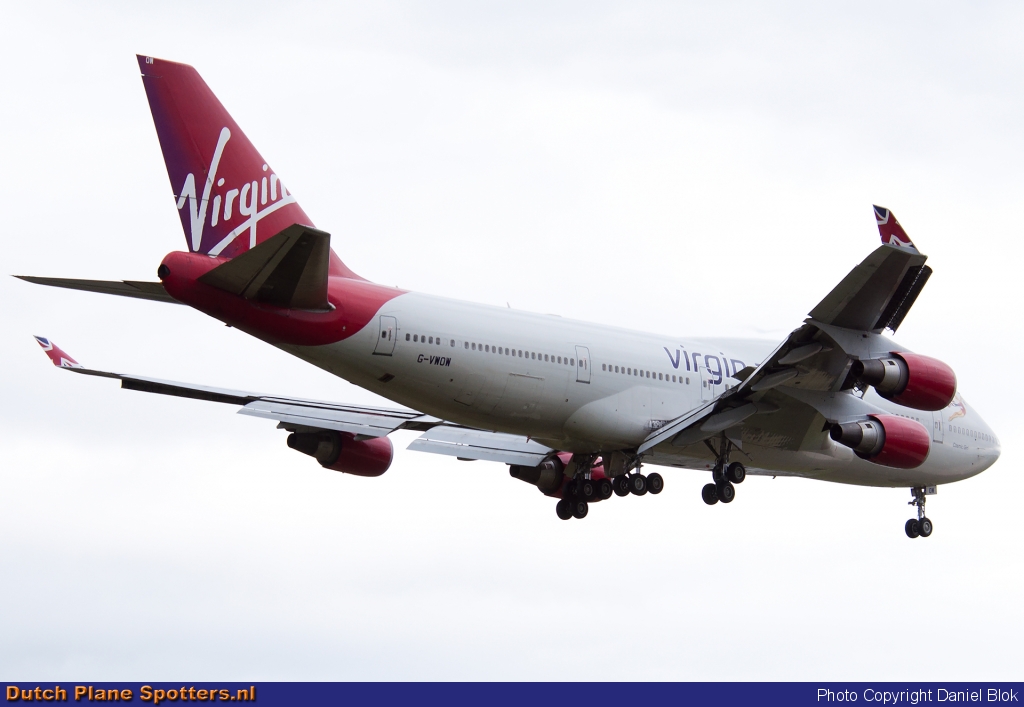 G-VWOW Boeing 747-400 Virgin Atlantic by Daniel Blok