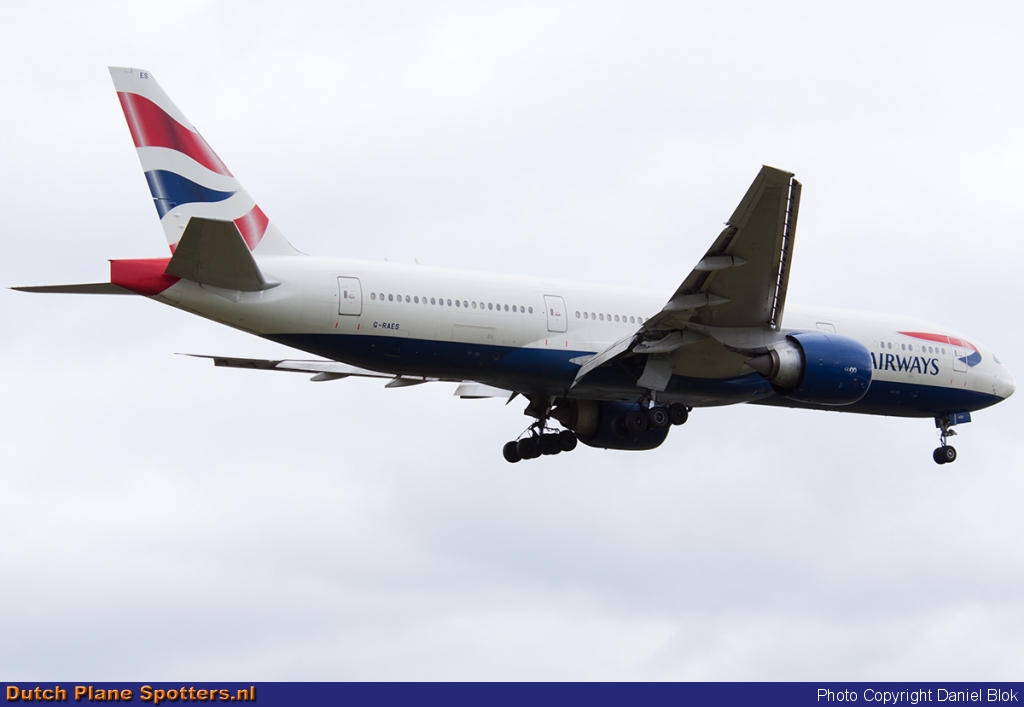 G-RAES Boeing 777-200 British Airways by Daniel Blok