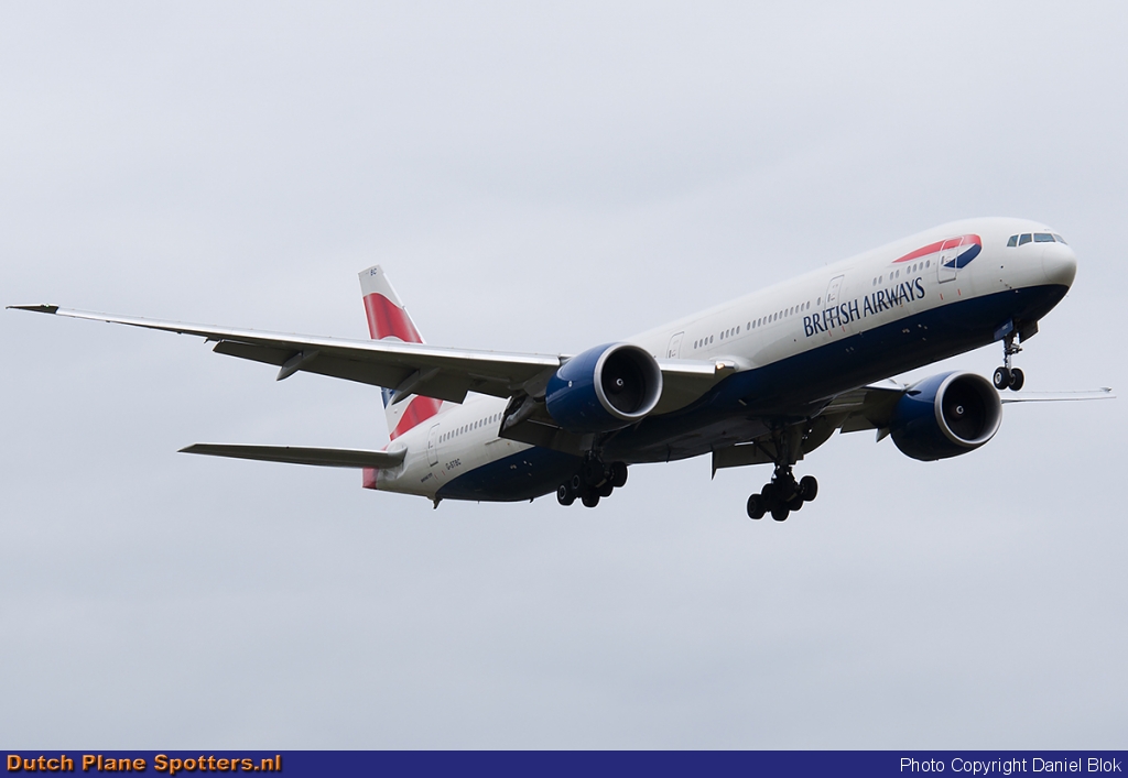 G-STBC Boeing 777-300 British Airways by Daniel Blok