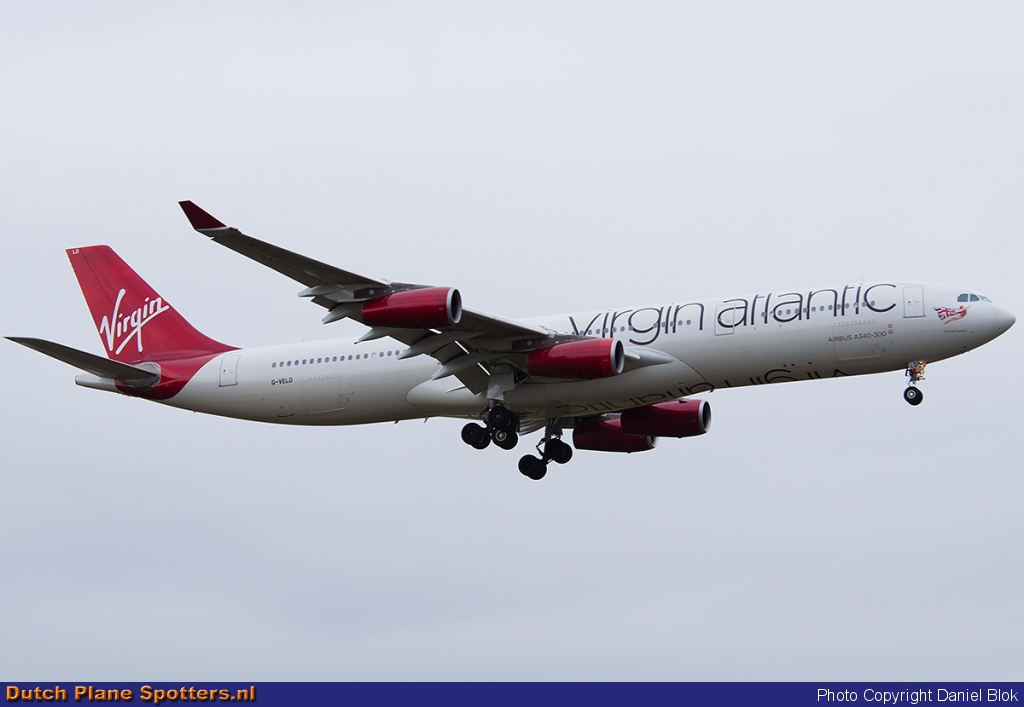 G-VELD Airbus A340-300 Virgin Atlantic by Daniel Blok