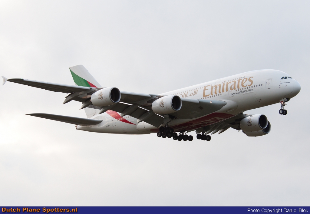 A6-EDG Airbus A380-800 Emirates by Daniel Blok