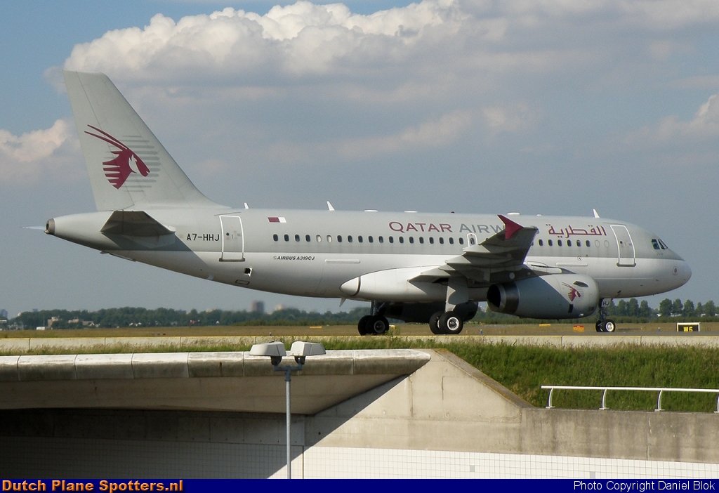A7-HHJ Airbus A319 Qatar Amiri Flight by Daniel Blok